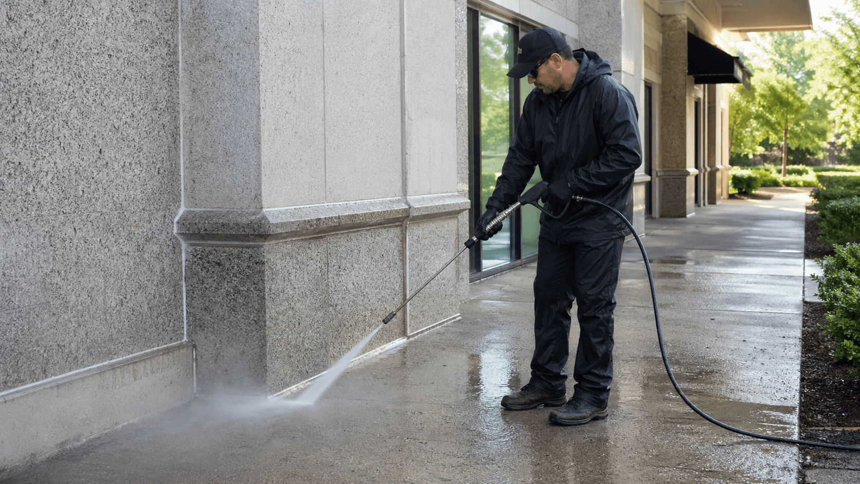 Power Wash environment maintained by ServiceHelpers.