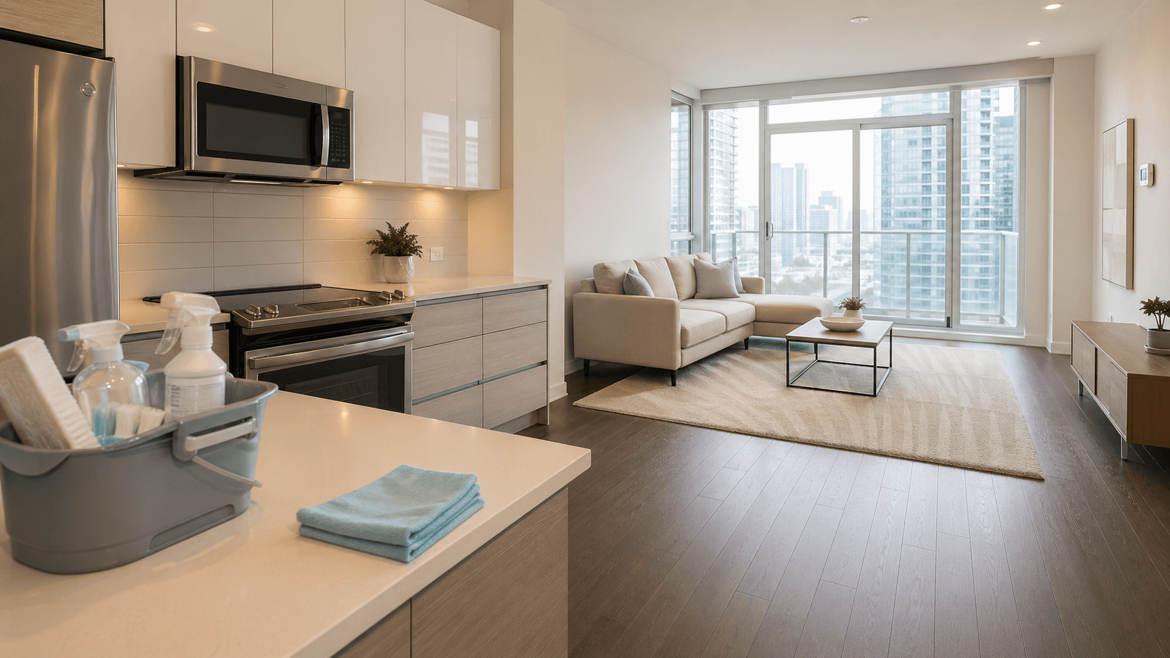 Standard House Cleaning environment maintained by ServiceHelpers.